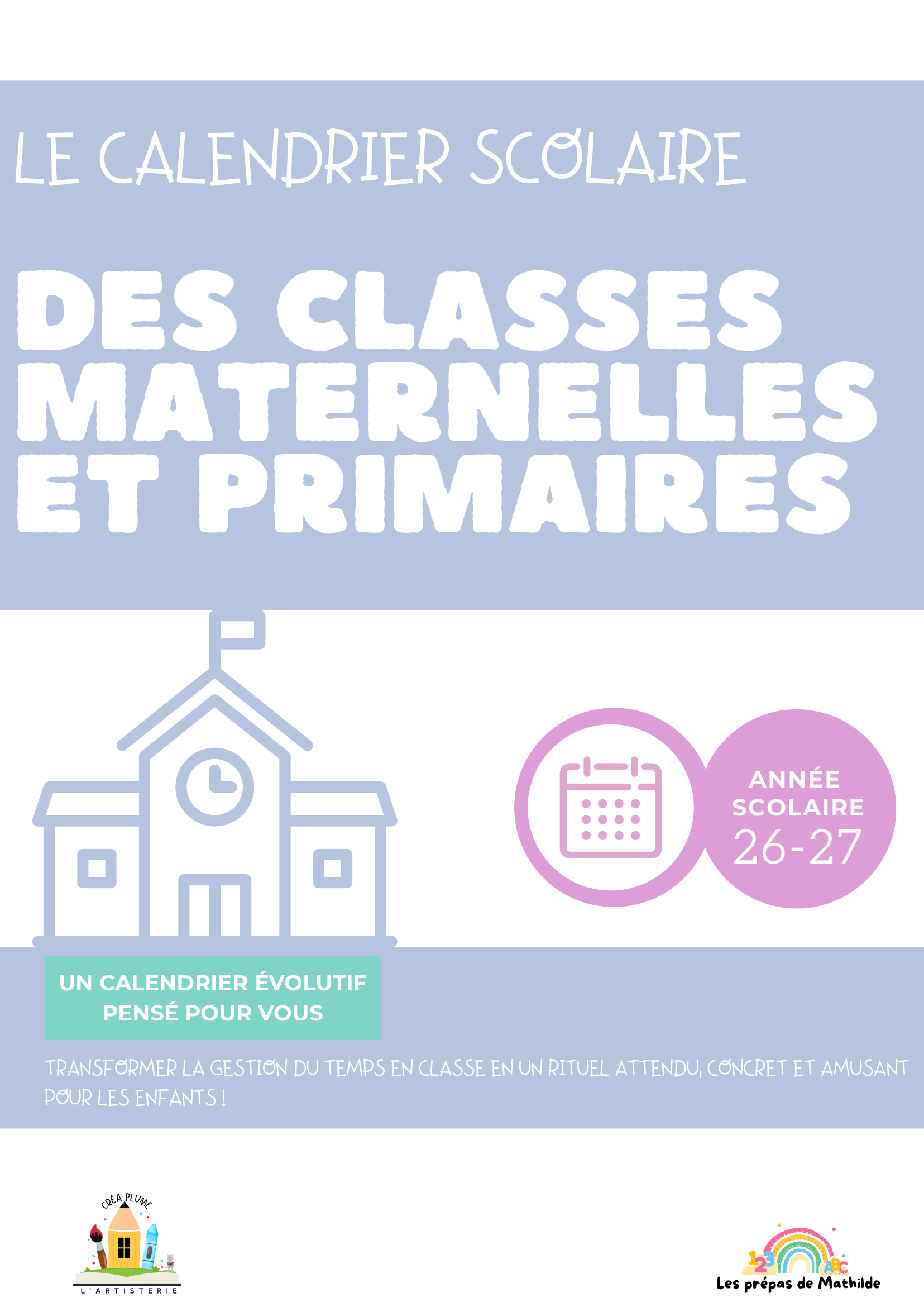 Le calendrier scolaire 2026-2027